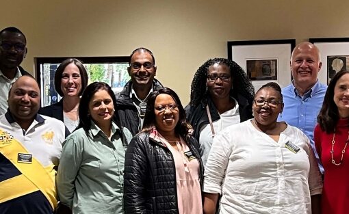 Faculty, staff and students during the Unizulu visit to App State, September 2022.